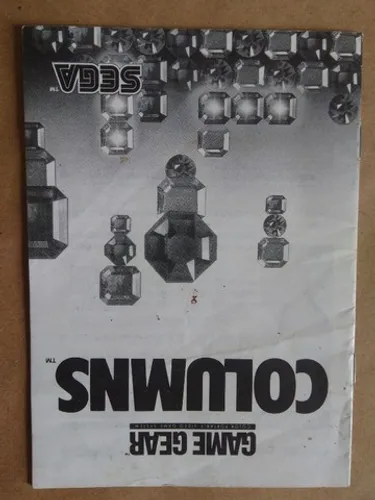 manuais de instruçao originais para sega game gear
