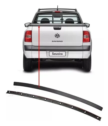 Friso tampa Traseira Saveiro G7 Robust Cross