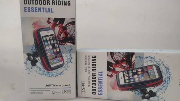 Case resistente a água + suporte para bicicleta 