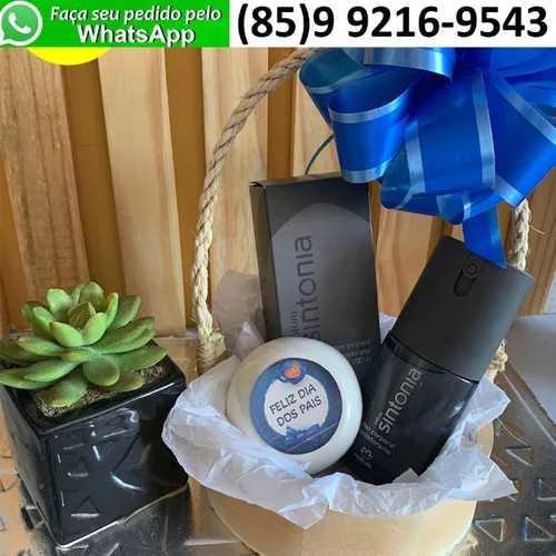  Kit Presente Natura Sintonia Dia dos Pais Deo Corporal + Sabonete em barra