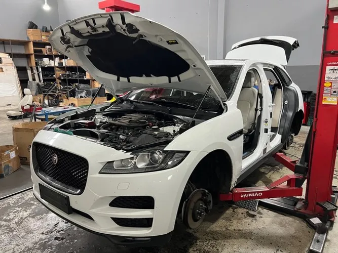 Sucata peças usadas jaguar f-pace