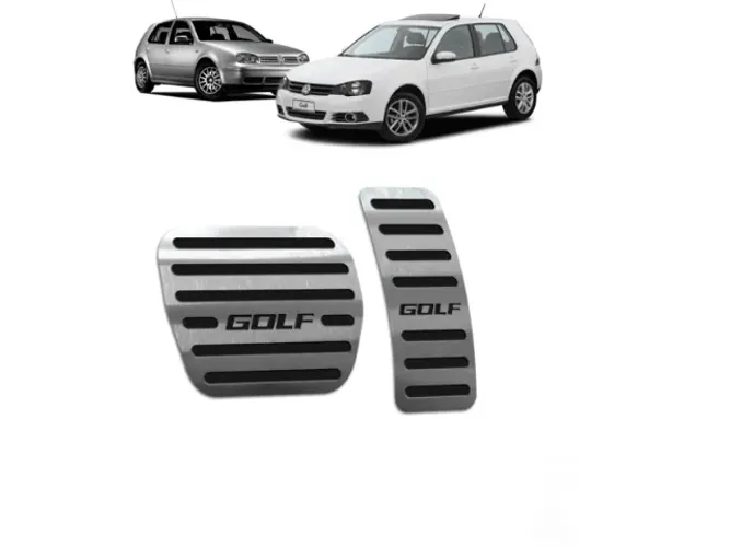 Pedaleira Inox Volkswagen Golf 2014 - Automático - GP2500