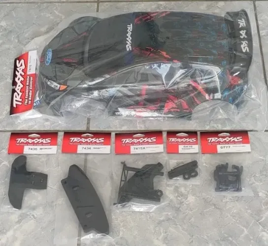 Kit de Conversão Para Transformar RC Automodelo Traxxas Slash 4x4 em Rally 4x4 - Zerado!  