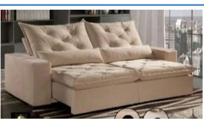 Quarto sofa retratil e reclinável