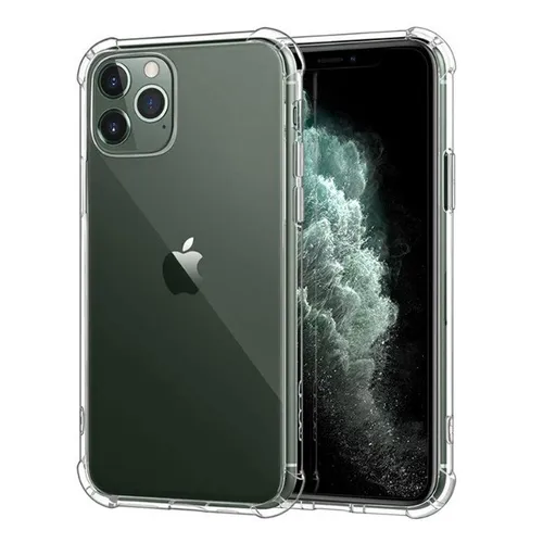 Capa iPhone XR 11 12 13 14 e Pros Pro Quinas Reforçadas Transparente Silicone 