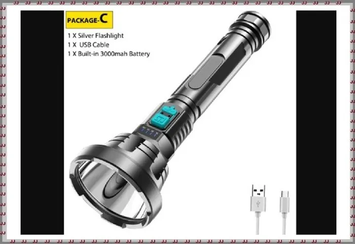 Lanterna de adulto - Lanterna flashlight modelo L-826 500 lumens ou 300 metros