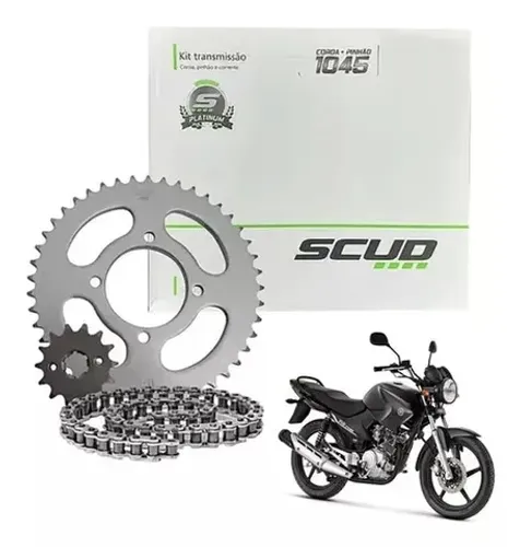 Kit Transmissao Relacao Ybr/Factor 125 00/16 Scud (Entrega Grátis)