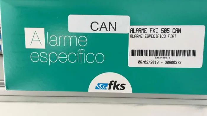 Alarme Fks específico sistema can linha fiat