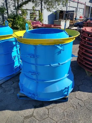 Conjuntos vibratórios para fabricação de tubos de concreto 