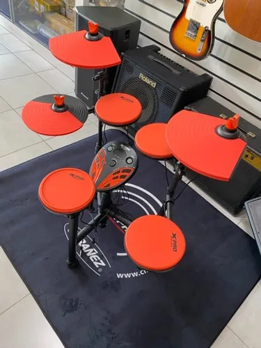 Bateria eletrônica orange x-pro kit completo 