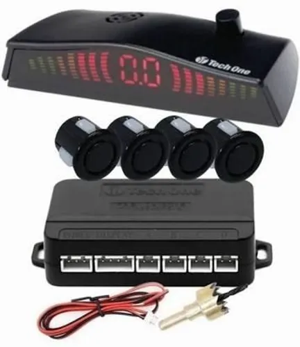 Sensor de estacionamento Tec One standart preto brilho ou branco perolado