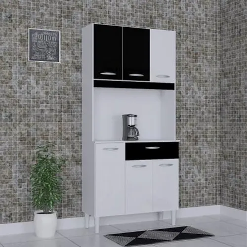 Cozinha 6 Portas 1 Gaveta Cassia Poquema