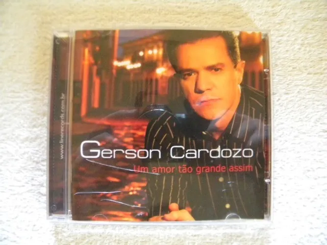 Cd Gerson Cardoso Um Amor Tão Grande Assim Original.