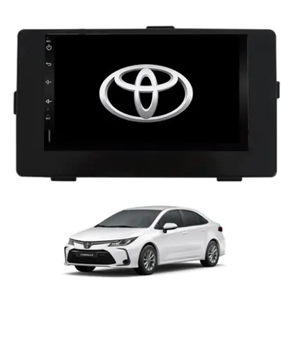 Central Multimídia Android Ultron Plus - Tela De Vidro 7 Pol p/ Toyota Corolla 2017 a 2019