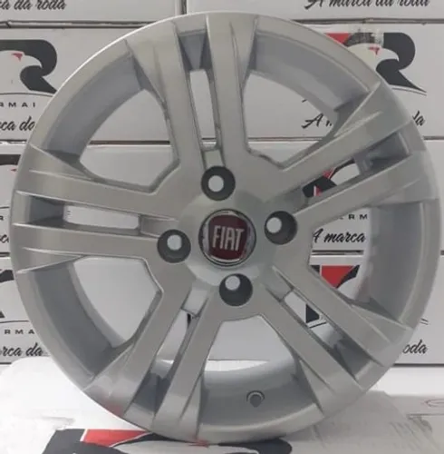 Roda aro 15 Fiat Palio atrative Prata jogo 4x98
