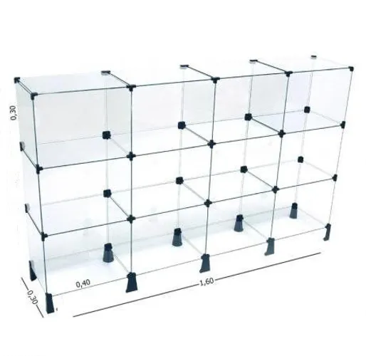 Balcão Vitrine de Vidro Novo - Parcelamos em 12x sem juros no cartão de crédito
