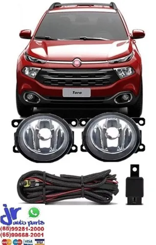 Kit Farol Milha Fiat Toro 2016 2017 2018 2019
