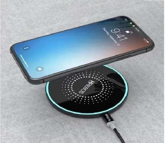 Carregador por Indução Sem Fio Rápido Turbo Fast Charger 20W