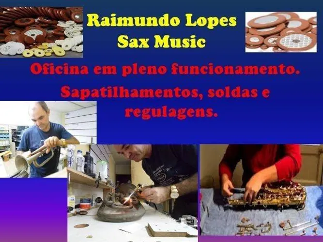 Sax, Clarinete, Flauta, trompete e outros. Manutenção/Sax Music