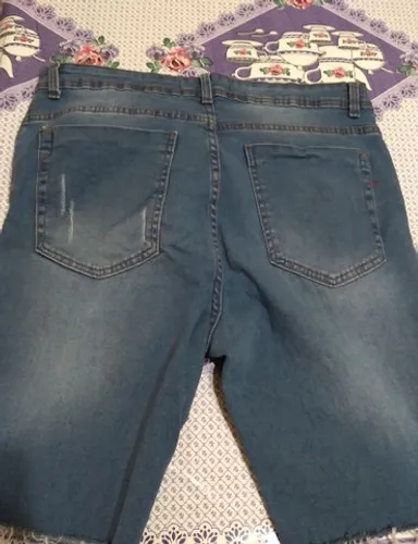 Bermuda tng denim tam 44 elastano serve é 40