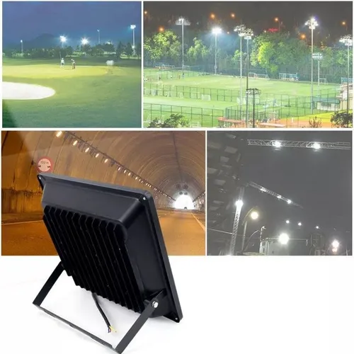 Refletor LED 200w IP 66 Preto Vega Pró
