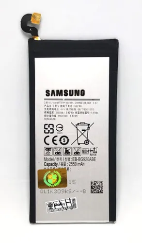 Bateria Samsung S6 EB BG920ABC 2550mAh Nova