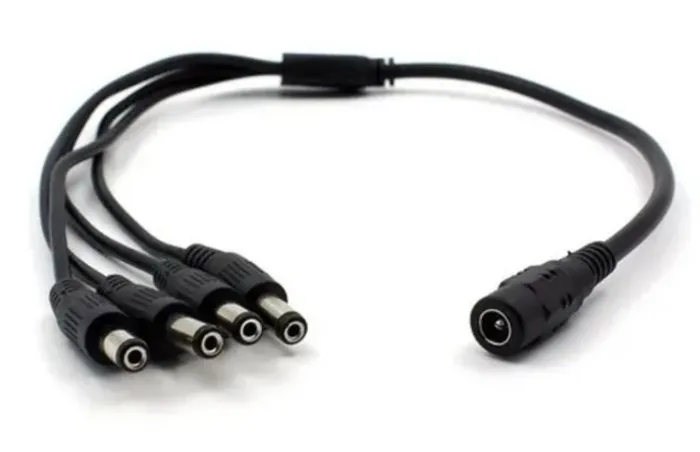 COD-CP473 Cabo Conector Adaptador Rabicho P4 1 Fêmea E 4 Macho Arduino Automação 