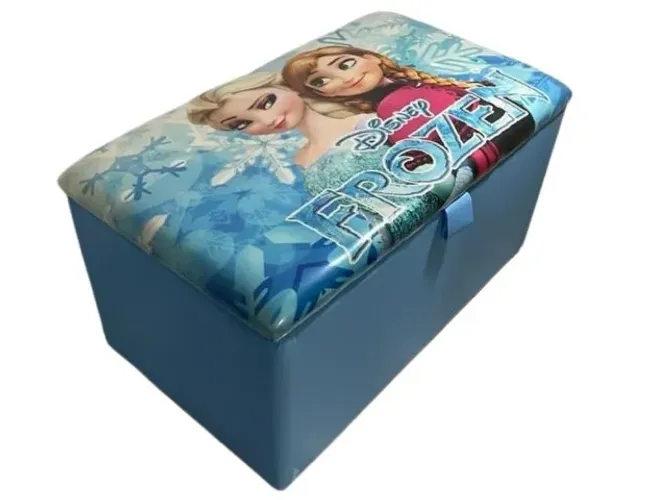 Recamier Baú Solteiro Frozen Corino Até 12x - Frete Grátis 