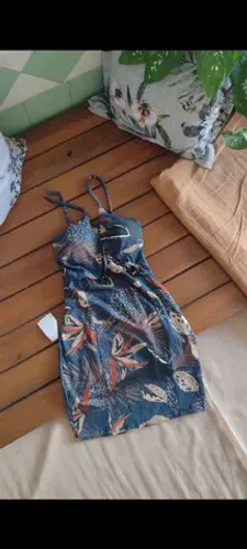 Vestido tubinho estampado 