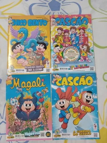Lote de gibis turma da Monica 