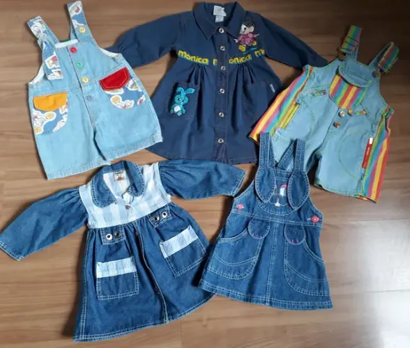 Vestidos...jardineira Informações na descrição