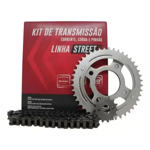 Kit Transmissao Relação C/Retentor Cg 125 Titan/Fan 09/13 DID (Entrega Grátis)