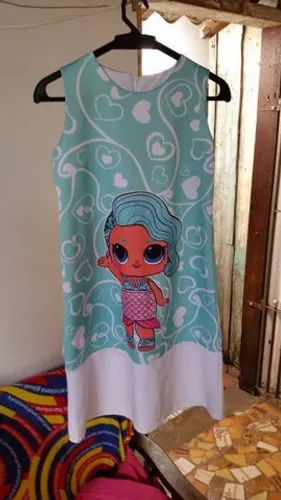 Vestido Colorido da Super Poderosas Novo