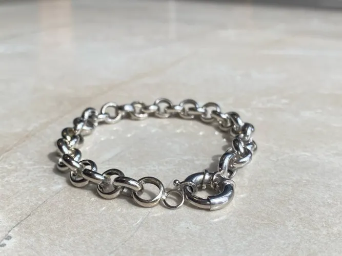 Pulseira em Ouro Branco 18k