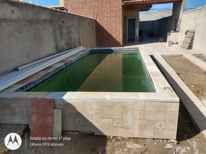 Casa para venda possui 100 metros quadrados com 3 quartos em Cibratel - Itanhaém - SP