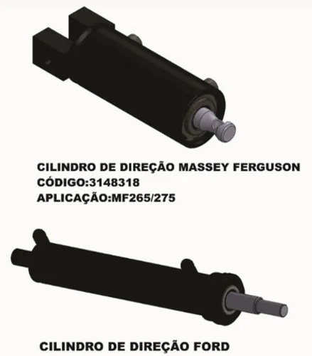Cilindros hidráulicos Tratores