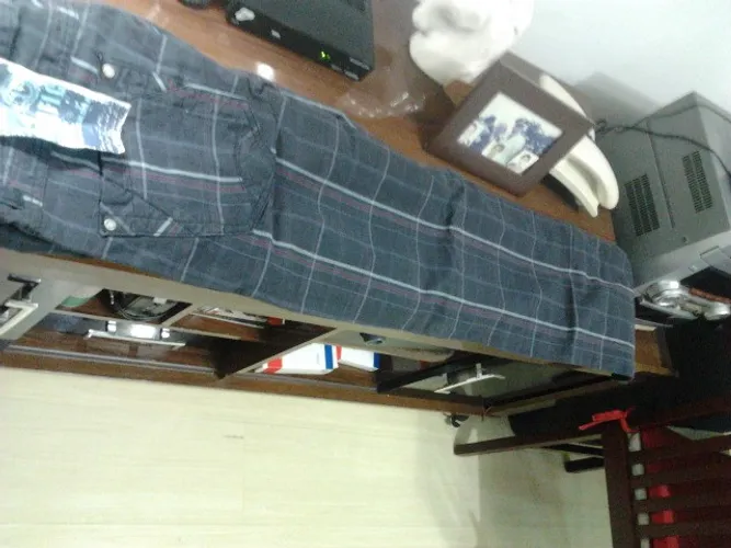 1 calça jeans feminina, tam.42,novissima,de algodão,comprida,barata.