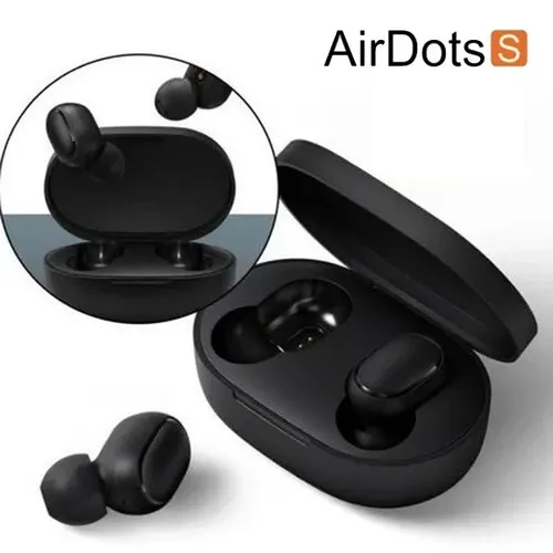 Fone de Ouvido Bluetooth Airdots S Primeira Linha Preto