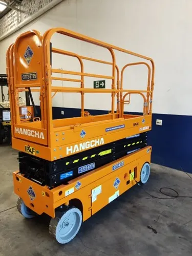 Locação de plataforma elevatória tesoura elétrica