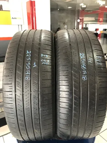Kit 02 Pneus 225/55r18 Goodyear Eagle Ls2 98h (usados) 1/2