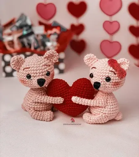 Ursinhos amigurumi 