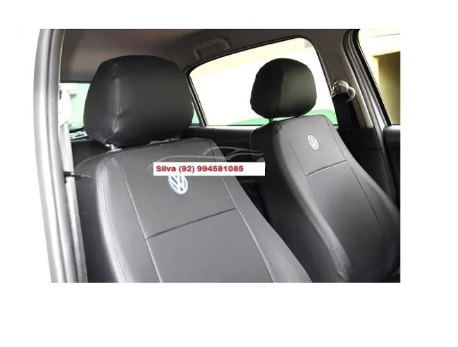 Capa banco Couro Corvin específico sob medida gol g5 g6 Preto impermeável não passar agua