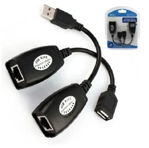 Extensor Usb 2.0 Via Cabo De Rede Rj45 Ate 45 Mts Knup
