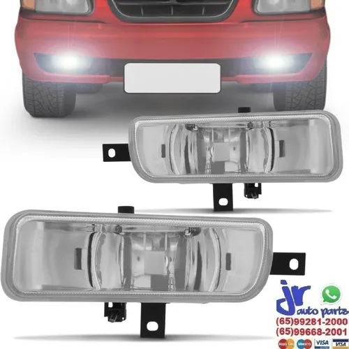 Par Farol de Milha Blazer S10 1995 1996 1997 1998 Auxiliar Neblina