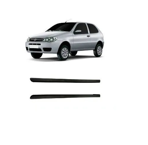 Friso Lateral Palio Strada 2 Portas Preto Modelo Original osded hjicv
