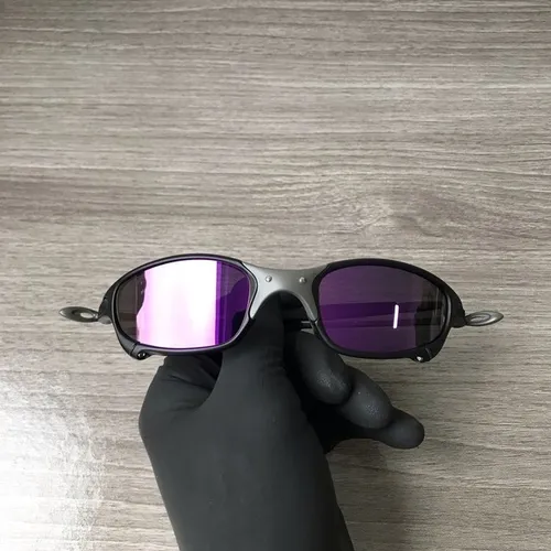Óculos Oakley Juliet violeta metal lentes polarizadas