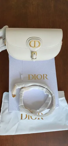 Bolsa Christian Dior Bobby East-West Branca na caixa