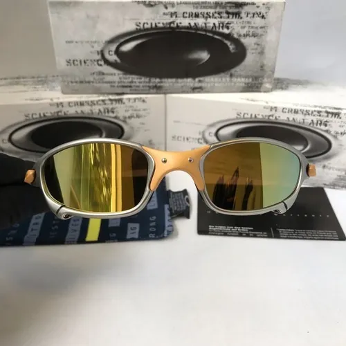 Óculos Oakley Juliet 24k metal lentes polarizadas