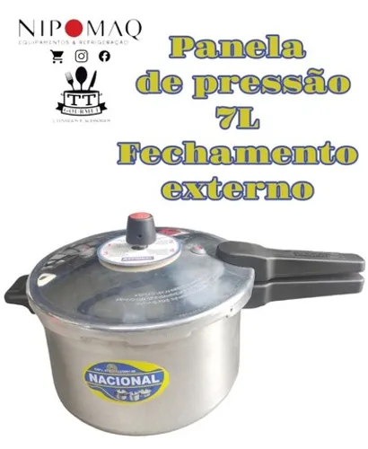 Panela de pressão 7L fechamento externo