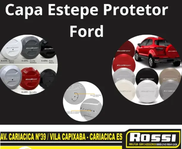 Capa Estepe Protetor Ford Ecosport Bepo 2003 a 2020/ Consulte